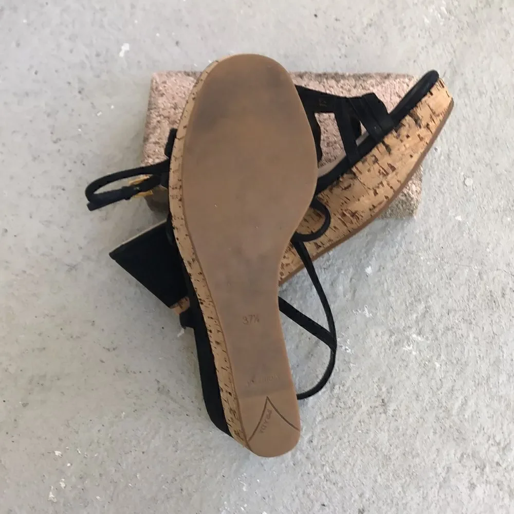 Prada  Wedge  Sandals